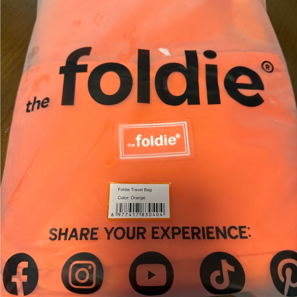 Foldie Orange Travel Bag